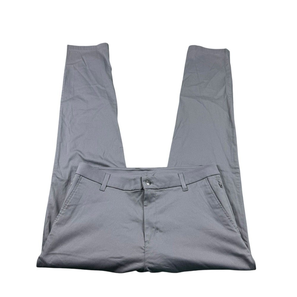 Birddogs Gray Flat Front Lined Performance Mens Workwear Pants 34x34
